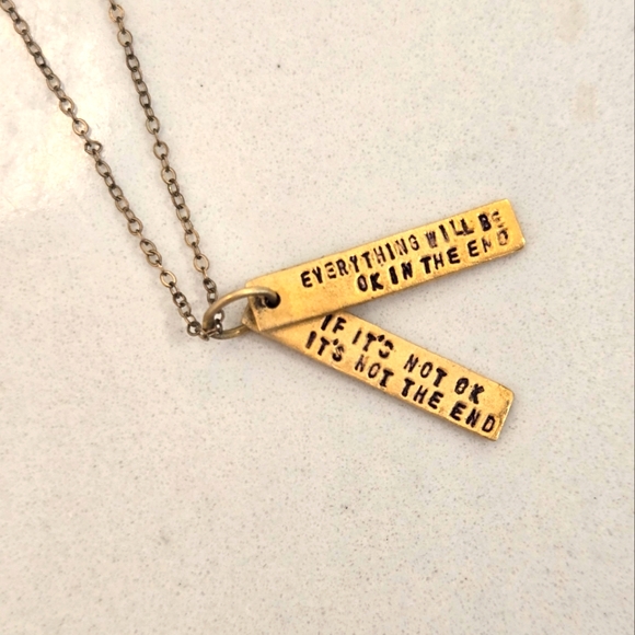 Beatles Quote Pendant Necklace - Picture 1 of 4